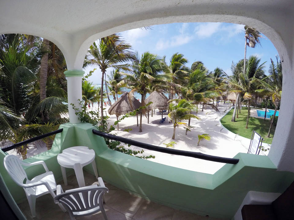 Beachfront Hotel Balcony Views