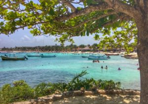 A view of the Akumal beach A view of the Akumal beach